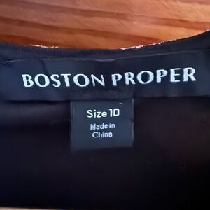 Boston Proper Black Lace Sheath dress